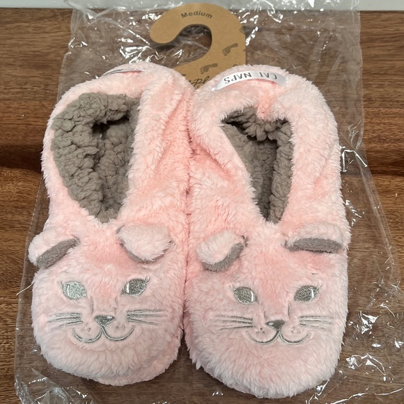 NWT FACEPLANT DREAMS CAT NAPS FOOTSIES SZ MEDIUM - Picture 1 of 7